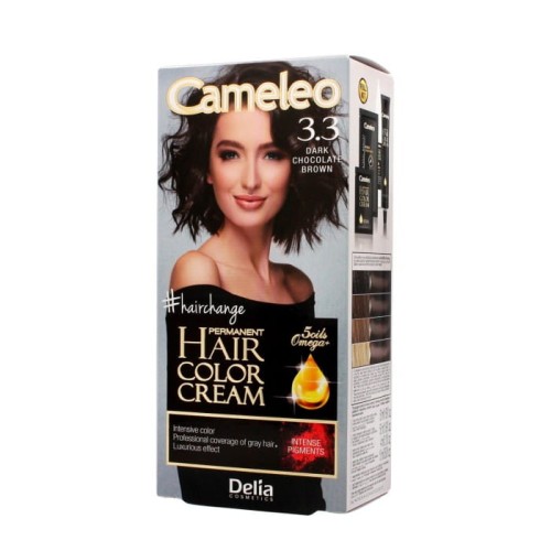 DELIA COSMETICS CAMELEO OMEGA Farba permanentna 3.3 Dark Chocolate