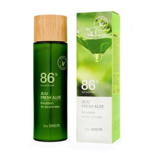 THE SAEM Jeju Fresh Aloe 86% Emulsja do twarzy i ciała 155 ml