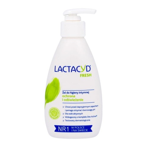LACTACYD Fresh Żel do higieny intymnej odświeżający z pompką 200 ml