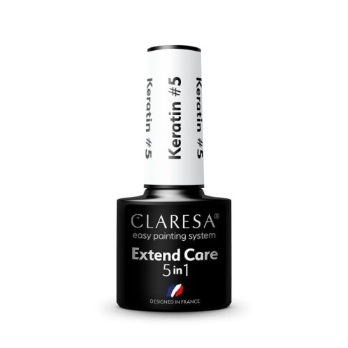 CLARESA Baza pod lakier hybrydowy Extend Care 5in1 Keratin - 5  5g
