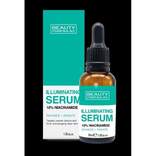 BEAUTY FORMULAS Rozświetlające Serum do twarzy - 10% Niacinamide 30ml