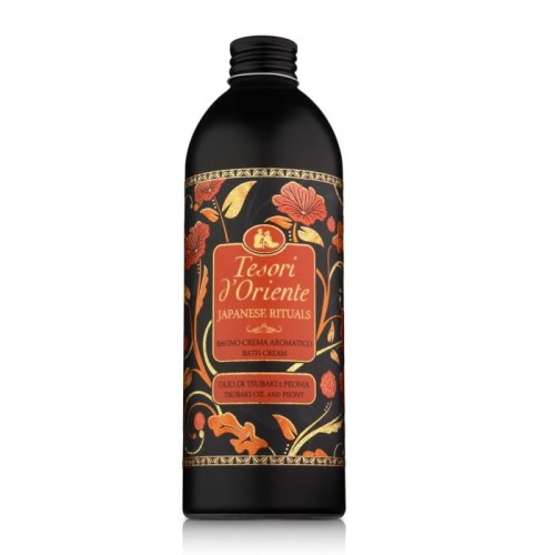 TESORI D`ORIENTE Kremowy Płyn do kąpieli Japanese Rituals - Tsubaki Oil &amp; Peony 500ml