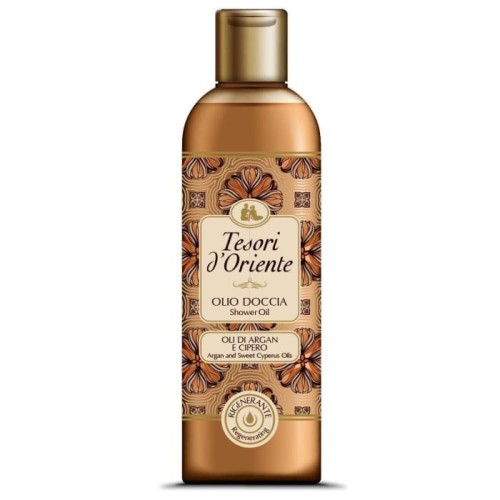 TESORI D`ORIENTE Olejek pod prysznic - Argan &amp; Olej Cyperysowy 250ml