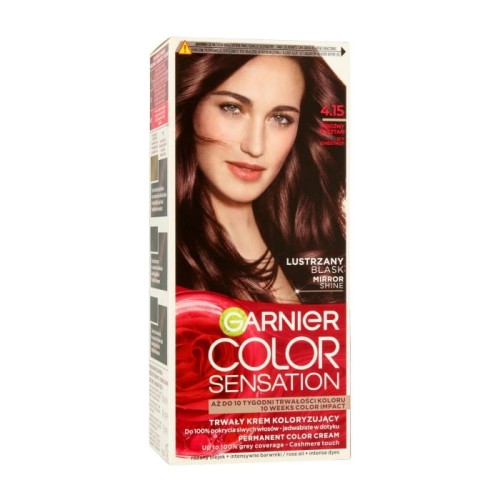Garnier Color Sensation Krem koloryzujący 4.15 Icy Chestnut- Mroźny Kasztan 1op.