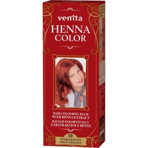 VENITA Henna Color Balsam koloryzujący z ekstraktem z Henny - 10 Owoc Granatu 1op.