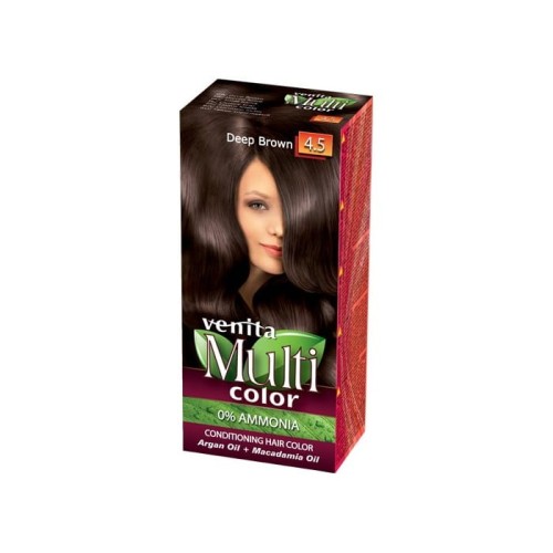 VENITA Farba do włosów bez amoniaku Multi Color - 4.5 Deep Brown 1op.