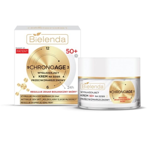 BIELENDA Chrono Age 24h Wygładzający Krem przeciwzmarszczkowy 50+ na dzień 50ml