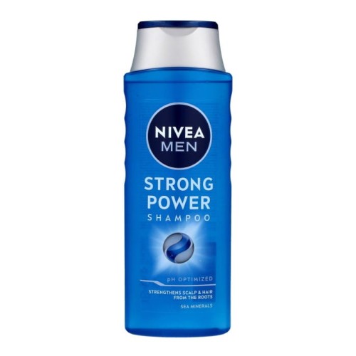 NIVEA MEN Szampon do włosów słabych i pozbawionych gęstości Strong Powder 400 ml
