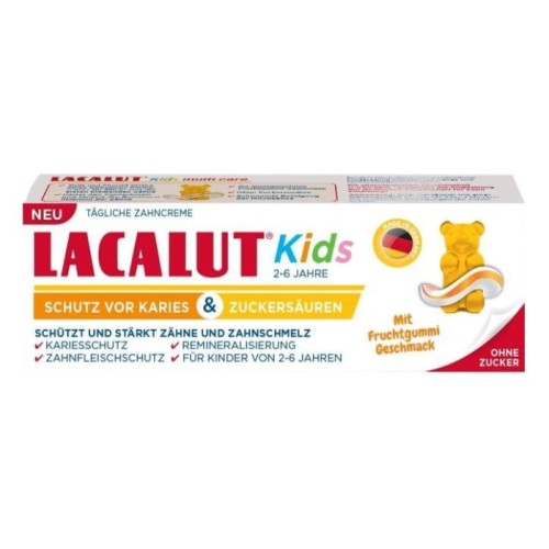 LACALUT Kids Pasta do zębów dla dzieci od 2-6 lat 55ml