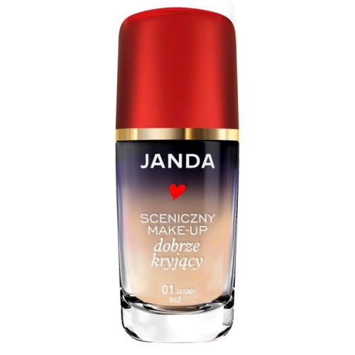 JANDA Make-Up Sceniczny dobrze kryjący nr 01 jasny beż 30ml
