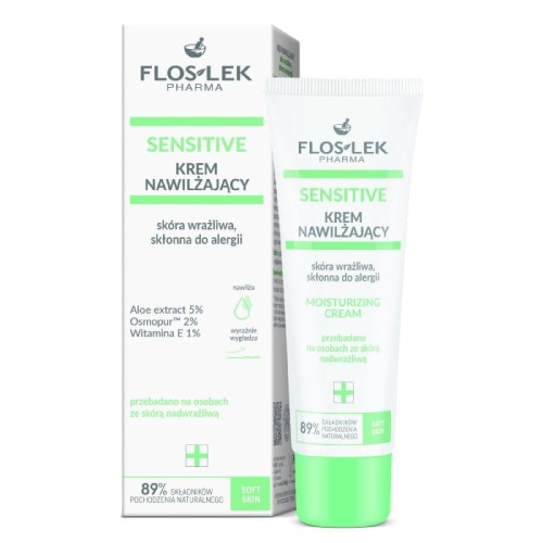 FLOSLEK Sensitive Krem nawilżający skóra wrażliwa, skłonna do alergii 50 ml