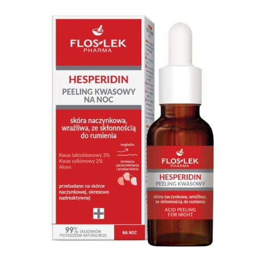 FLOS HESPERIDIN Peeling kwasowy na noc