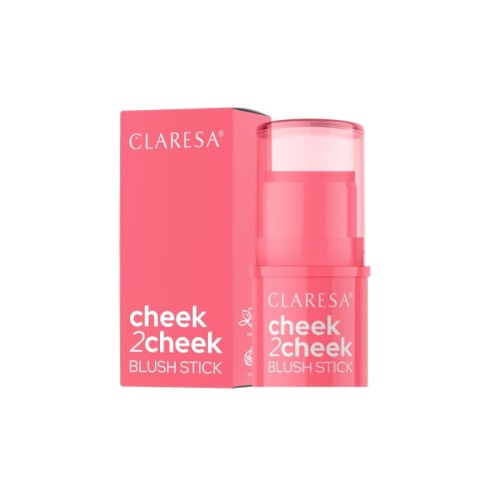 CLARESA Cheek 2 Cheek Kremowy róż do policzków w sztyfcie nr 02 Neon Coral 5,5 g