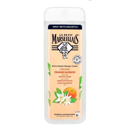 Le Petit Marseillais Żel pod prysznic Bio Kwiat Pomarańczy 400ml
