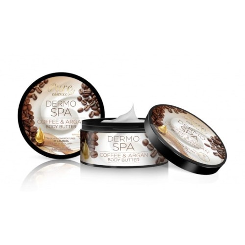 PURE ESSENCE Dermo Spa Regenerujące Masło do ciała Coffee &amp; Argan 200ml