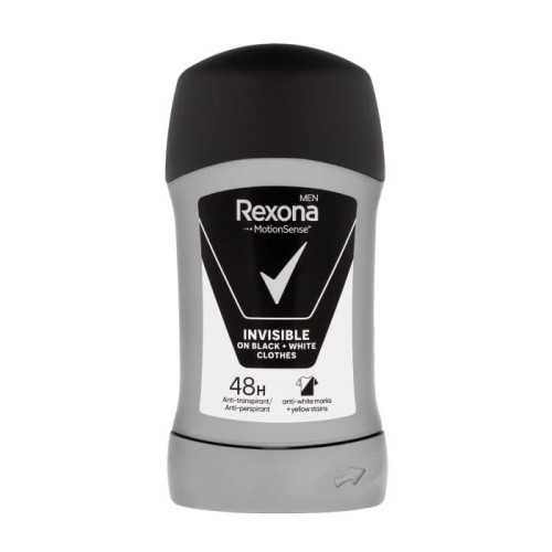REXONA Men Antyperspirant w sztyfcie Invisible Black + White 50 ml