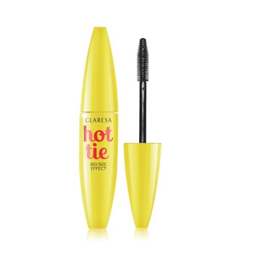 CLARESA Hottie Tusz do rzęs wydłużająco pogrubiający nr 01 Deep black 12 ml