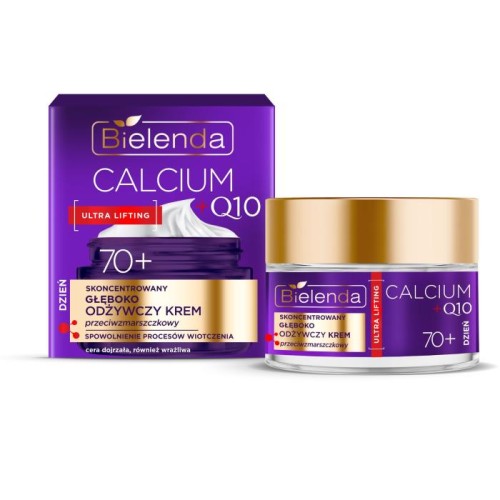 BIELENDA CALCIUM+Q10 Krem głęboko odżywczy 70+ 50ml
