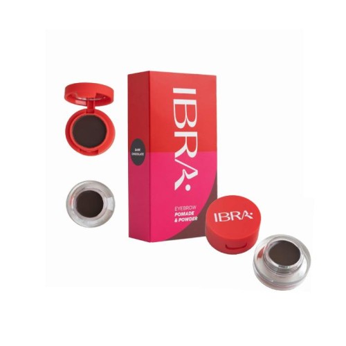 IBRA Eyebrow Pomade &amp; Powder Pomada i cień do brwi Dark Chocolate - 7g