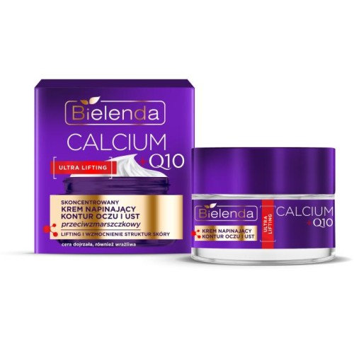BIELENDA CALCIUM+Q10 Krem napinający kontur ust i oczu 15ml