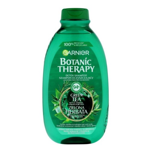 GARNIER Botanic Therapy Szampon oczyszczający Green Tea (zielona herbata) do włosów normalnych i przetłuszczających   400 ml