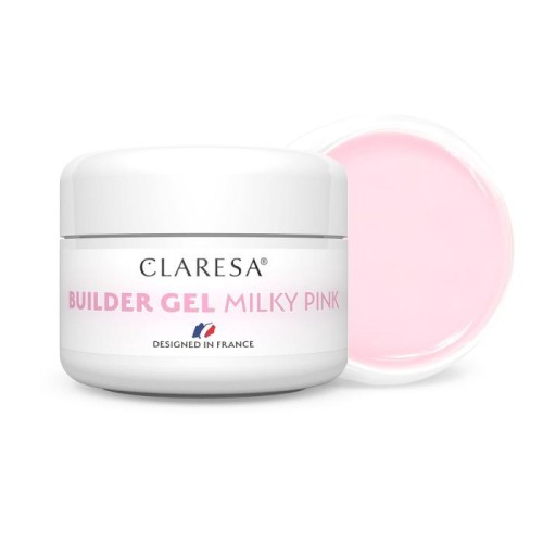 CLARESA Żel budujący do paznokci Builder - Milky Pink 25g