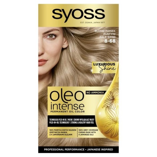 Schwarzkopf Syoss Farba do włosów Oleo 8-68 Blond Piasek Pustyni 1op.