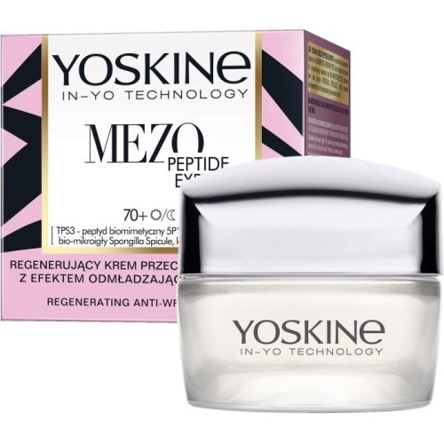 YOSKINE Mezo Peptide Expert 70+ Regenerujący krem przeciwzmarszczkowy z peptydami dzień/noc 50 ml