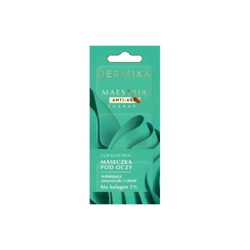 DERMIKA Maestria Anti-Age Therapy Luksusowa Maseczka pod oczy redukująca zmarszczki i cienie - bio kolagen 5%  3x1.5ml