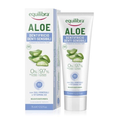 EQULIBRA ALOE Pasta do/zęb i dziąse Sensitive NEW&amp;