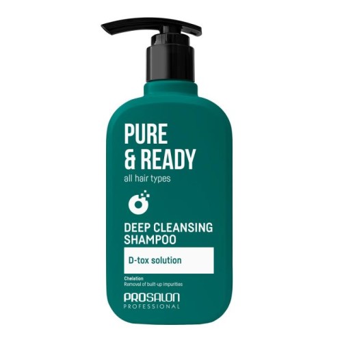 PROSALON Pure &amp; Ready Szampon głęboko oczyszczający 375 ml