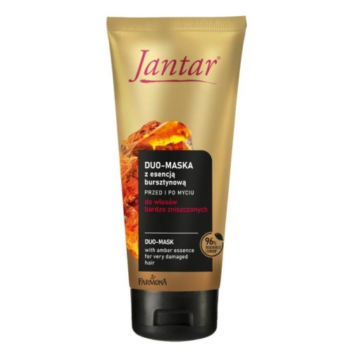 JANTAR Duo-maska z esencją bursztynową do włosów bardzo zniszczonych 200 ml