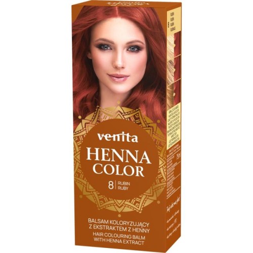 VENITA HENNA COLOR BALSAM NR 8 RUBIN