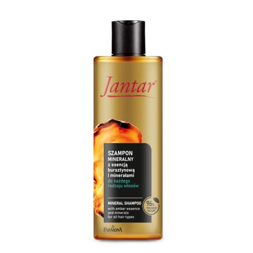 JANTAR Szampon mineralny z esencją bursztynową i minerałami do każdego rodzaju włosów 300 ml
