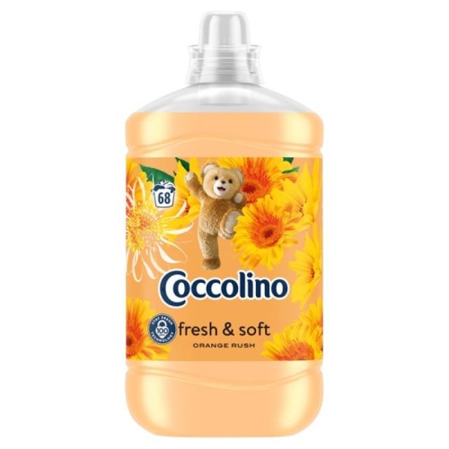 COCCOLINO Fresh &amp; Soft Płyn do płukania tkanin Orange Rush (68 prań) 1700 ml
