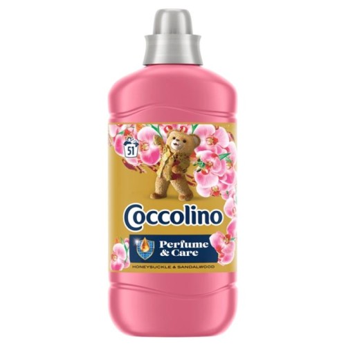 COCCOLINO Perfume &amp; Care Płyn do płukania tkanin Honeysuckle &amp; Sandalwood (51 prań) 1275 ml