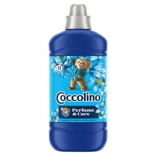 COCCOLINO Perfume &amp; Care Płyn do płukania tkanin Passion Flower &amp; Bergamot (51 prań) 1275 ml