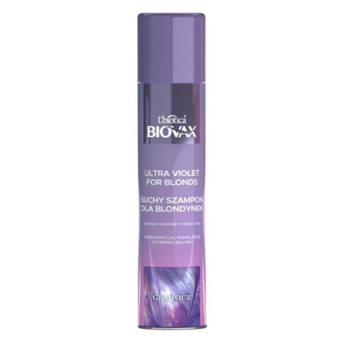 L`BIOTICA BIOVAX Glamour Suchy Szampon do włosów dla blondynek - Ultra Violet