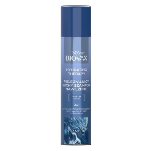 L`BIOTICA BIOVAX Glamour Pielęgnujący suchy szampon nawilżenie 3w1 - Hydrating Therapy 200 ml