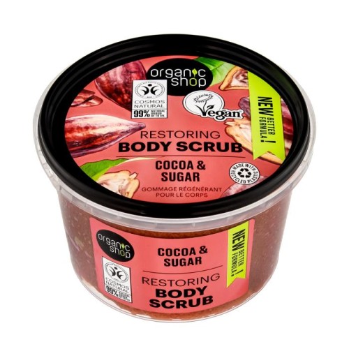 ORGANIC SHOP Body Scrub Odbudowujący peeling do ciała - Cocoa &amp; Sugar 250 ml