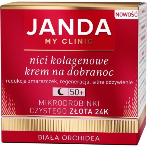 JANDA MY CLINIC Nici Kolagenowe Krem na dobranoc 50+  50ml