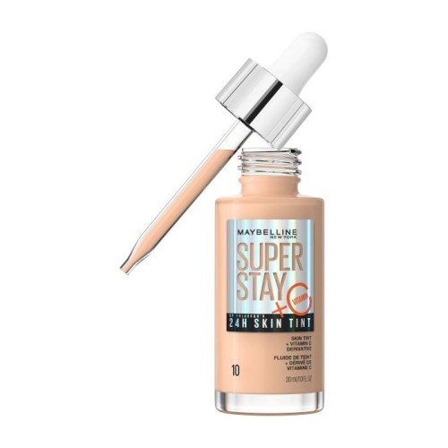 MAYBELLINE Super Stay 24H Skin Tint Rozświetlający Podkład do twarzy z witaminą C nr 10 - 30ml