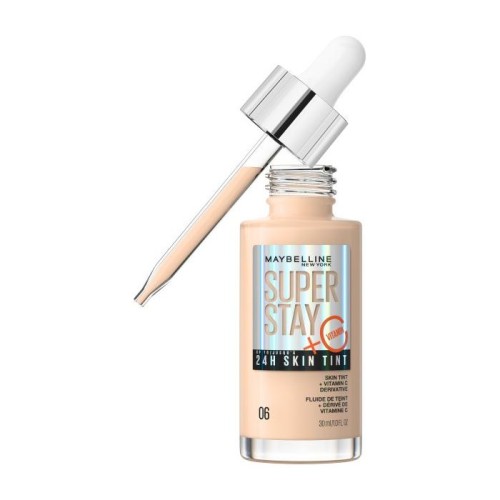 MAYBELLINE Super Stay 24H Skin Tint Rozświetlający podkład do twarzy z witaminą C nr 06 - 30 ml