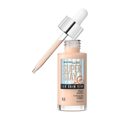 MAYBELLINE Super Stay 24H Skin Tint Rozświetlający Podkład do twarzy z witaminą C nr 6.5 - 30ml