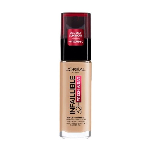 LOREAL Infaillible 32H Fresh Wear Długotrwały podkład do twarzy 145 Rose Beige 30 ml