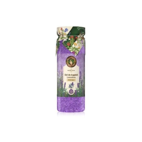 RECEPTURY ZIELARKI Skarby Polne Relaksująca Sól do kąpieli - Lawendowa 700g