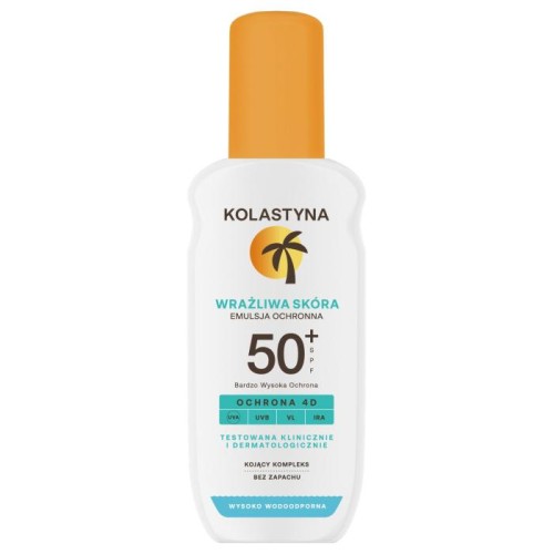KOLASTYNA Emulsja do opalania w sprayu - do skóry wrażliwej SPF50+  150ml