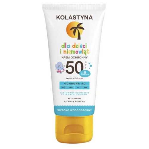KOLASTYNA Krem ochronny dla dzieci i niemowląt SPF50  75ml