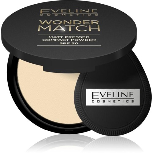EVELINE Wonder Match Matujący Puder prasowany SPF30 nr 01  8 g
