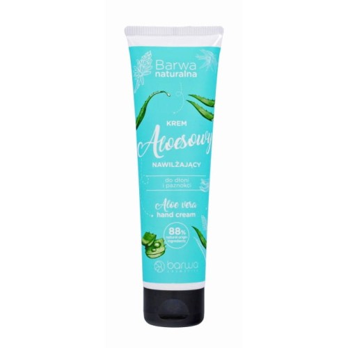 BARWA Naturalna Krem Aloesowy do dłoni i paznokci - nawilżający  100ml